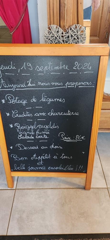 Ferme auberge de la Glashütte - Menu Image 2
